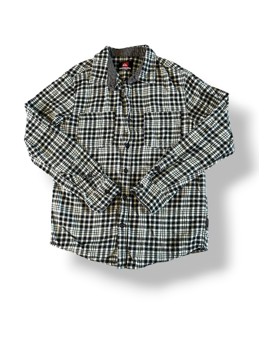 [Quicksilver] Blue and Black Flannel